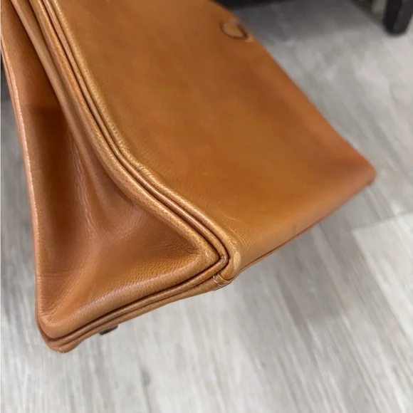 Authentic HERMES vintage KELLY 28 gold Courchevel Circa 1963 🦄 - Picture 9 of 16